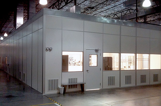 A softwall modular cleanroom