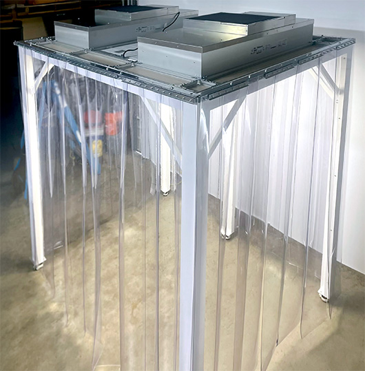 Mobile softwall cleanroom